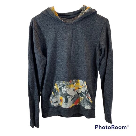 On‎ the Byas Ladies Hawaiian Girl Tropical Print Sweatshirt Hoodie Size Small - Picture 8 of 11